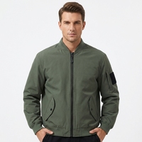Blouson bomber léger tendance pour homme 2026 |   Veste coupe-vent imperméable, vêtements de travail décontractés |   Veste tactique fine streetwear pour hommes