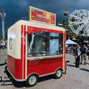 Remolque de Comida Rápida Personalizado, Camión de Comida Móvil, Carrito de Hot Dogs, Remolque de Comida Vintage Totalmente Equipado - Product Image 1