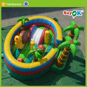 Nhà Máy Outlet Trẻ Sơ Sinh Nhỏ Bounce Nhà Trẻ Em Nảy Nhà Chơi Circus Inflatable Tiger Bounce Castle - Product Image 5