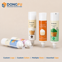 Tube vide personnalisable OEM en PE souple de 200 ml pour crème glacée, cosmétiques, sérum, lotion, soins de la peau, qualité alimentaire