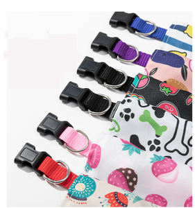 Venta al por mayor Logotipo de impresión personalizada mascota ajustable mascota perro cachorro gato cuello bufanda Bandana Collar pañuelo - Product Image 3