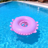 Bouée de natation gonflable pour bébé en forme de crabe, avec siège, pour 0-4 ans, pour garçons et filles, vente en gros transfrontalière