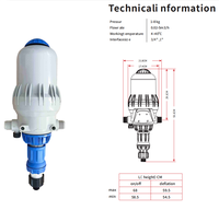 Système d'irrigation automatique pour jardin agricole Pompe de dosage hydraulique proportionnelle Applicateur d'engrais Serre aquaponique