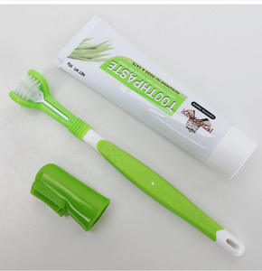 Juego de Pasta de Dientes para Mascotas JOYSINS, Juego de Cepillo de Dientes para Mascotas para la Limpieza Bucal de Perros y Gatos, Suministros para Mascotas - Product Image 4