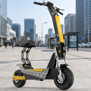 Nuevo Scooter Eléctrico para Adultos con Velocidad Superior a 65 km/h, Motor de 2000 W, Aleación de Aluminio, Impermeable, 55 Millas de Autonomía, Doble Suspensión Deportiva - Product Image 2
