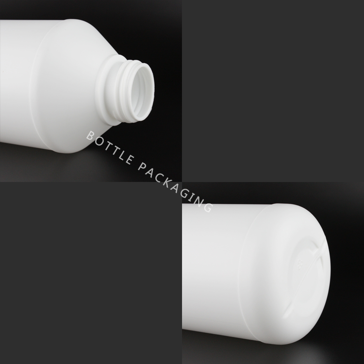 hdpe round bottle 1000ml laboratory white