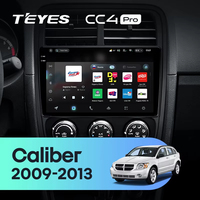 TEYES-Autoradio CC4 PRO pour Dodge Caliber PM 2009 - 2013 CarPlay Android Auto 2DIN, autoradio multimédia stéréo