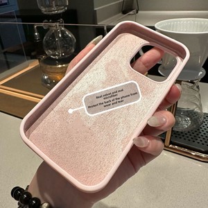 <span class=keywords><strong>Coque</strong></span> de téléphone en silicone liquide couleur unie pour 17 <span class=keywords><strong>Pro</strong></span> Max avec boutons intégrés, grandes ouvertures, modèle 16 AI, résistante aux chutes, très demandée - Product Image 3