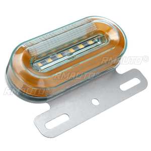 ไฟเลี้ยวข้างรถบรรทุก 10/20/30x 12V/24V 12 LED สีเหลือง ไฟสัญญาณภายนอก ไฟเตือน ไฟท้ายรถพ่วง - Product Image 2