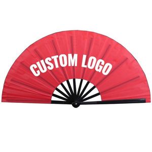 Personalized Portable Hand Fan Foldable Design with Custom Logo for Music Festival Party Favors and Business <b>Gifts</b> - Product Image 2
