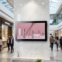 Écran tactile capacitif numérique Android mural ultra-fin de 21,5 pouces personnalisé en usine pour restaurant