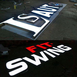 Kinh doanh xây dựng dấu hiệu cửa hàng tên bảng thiết kế <span class=keywords><strong>LED</strong></span> thư chiếu sáng <span class=keywords><strong>frontlit</strong></span> cửa hàng phía trước dấu hiệu cho trong nhà/ngoài trời sử dụng không gỉ - Product Image 5