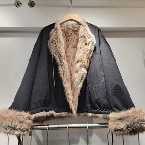 Abrigo de algodón corto para <span class=keywords><strong>mujer</strong></span>, estilo <span class=keywords><strong>Mao</strong></span>, elegante y casual, nueva moda Invierno 2026 - Product Image 3