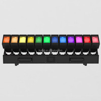 12x60W hochet serpent LED tête mobile lumière serpent à sonnettes mille mains Kwan-yin RGBW Led tête mobile lumière DJ Disco DMX512