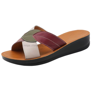Sandalias Casuales de Verano para Mujer, Punta Abierta, Cómodas, Antideslizantes, Sencillas, Combinables con Todo, Ligeras, para Mamá - Product Image 5