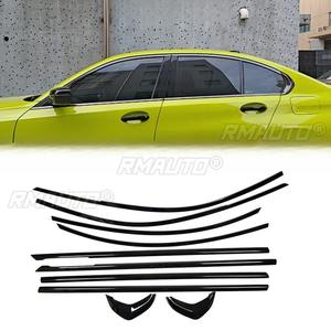 Pour BMW Série 3 1998-2025, garniture de fenêtre en acier inoxydable, bandes décoratives, cadre de porte chromé, bande décorative de protection - Product Image 1