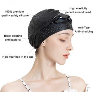 Gorro de Natación Personalizado con su Logotipo, Impermeable, 50g, Sin Fugas, Gorro de Silicona para Niños - Product Image 3