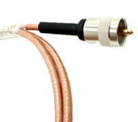 Fabricant UHF mâle PL259 Plug RG400 Pigtail Jumper Extension Cable Assembly avec conducteur en cuivre pour applications RF