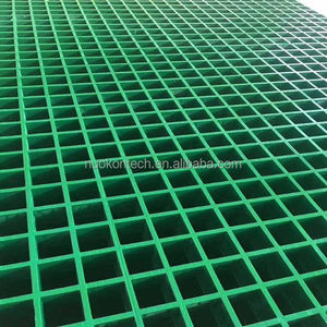 Tốt Bán 4ft * 8ft FRP Sàn Lưới 38Mm Sợi Thủy Tinh Gia Cố Lưới Nhựa Cho Lối Đi Sử Dụng Ngoài Trời Hội Thảo Hệ Thống Thoát Nước - Product Image 4