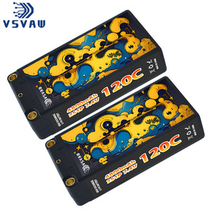 VSVAW baterai Lipo 2S 7.4V 4800mAh, baterai Lipo 120C/240C dengan 5mm peluru T/XT60 colokan Remote kontrol mobil Model RC - Product Image 1