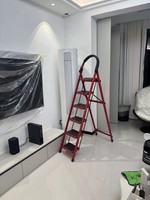 Échelle pliante robuste multi-usages, capacité de charge de 150 kg, échelle à marches pour entrepôt, construction industrielle, prête à être expédiée