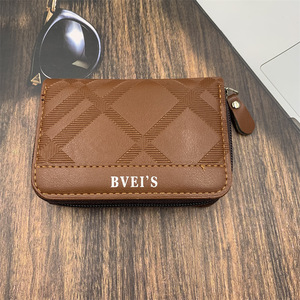 Nouveau Cross Border Hommes Business Style Mini <span class=keywords><strong>Carte</strong></span> Portefeuille Ultra Léger Simple Multi-Slot Lettre Ouvert Polyester Zéro <span class=keywords><strong>Carte</strong></span> Bancaire Sac - Product Image 5