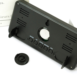 Giá tốt nhất lịch báo động kỹ thuật số Đồng hồ treo tường lớn hiển thị Retro bảng thanh lịch Đồng hồ bàn - Product Image 6