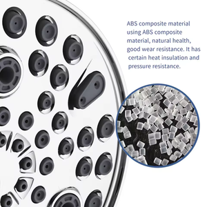 Bathroom Handheld Shower Head Spray Shower Heads 3 Functions ABS Plastic Hand Showers Bathroom Faucet Accessory - Product Image 3