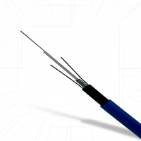 Cable blindado ignífugo azul con revestimiento exterior, antirrotura, para proyectos de transmisión de señal enterrada en minas de carbón