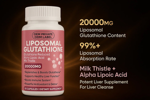 OEM/ODM kollajen cilt beyazlatma kapsülleri glutatyon bitkisel takviyeler hapları E vitamini kollajen l-glutatyon kapsülleri - Product Image 3