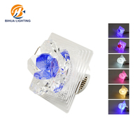 Coloré Downlight Intérieur Hôtel Maison En Plastique 3w COB Encastré Plafond Cabinet RVB Led Spot Light