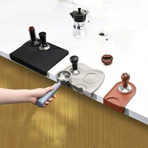 Al por mayor: Alfombrilla de silicona para tamper de café espresso, soporte antideslizante para prensado, almohadilla de esquina, herramientas de barista - Product Image 6