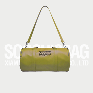 <span class=keywords><strong>Soochic</strong></span> robe bleu foncé voyage loisirs sac polochon unisexe grand cuir luxe sac de week-end personnalisé haut fermeture éclair hommes sac de week-end - Product Image 5