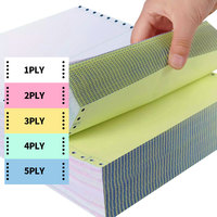 Papier autocopiant NCR multi-couches BAIXIN, lisse et transparent, de haute qualité, en continu (pâte de bois vierge) pour le bureau