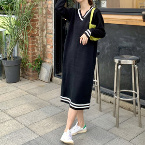 Maglioni Lunghi Casual in Maglia per Donna, Stile Coreano Invernale, <span class=keywords><strong>Taglie</strong></span> Grandi, Produzione all'Ingrosso - Product Image 4