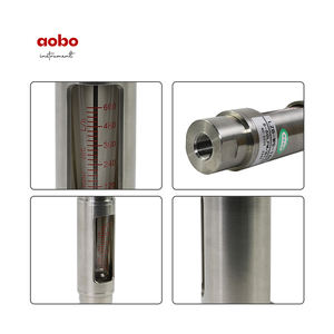 カスタマイズ可能なステンレス鋼液体ガラスロタメータフローメーターガス/水流計 - Product Image 5