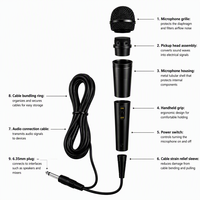 Microphone dynamique professionnel pour karaoké et studio, micros portables – Offre spéciale usine