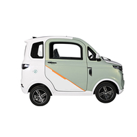 Mini Auto Eléctrico de Cabina con Certificación EEC L6e COC, 2-3 Plazas, con Volante Central y Freno de Disco Hidráulico