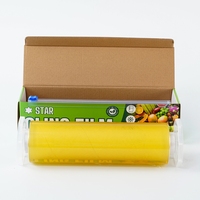 Film alimentaire en PVC souple transparent de qualité alimentaire, film étirable, rouleau jumbo