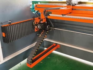 Machine de pliage de tôles métalliques fournie par l'usine, presse hydraulique automatique CNC WC67K 250T3200 avec système Delem 53Tx - Product Image 6