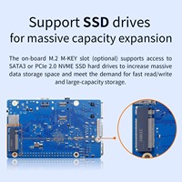 Nouveau Orange Pi 3B 8GB 4GB 2GB RAM Rockchip RK3566 WiFi5+BT 5.0 Port LAN Gigabit SBC Exécute Android Linux OpenHarmony OS Mini PC