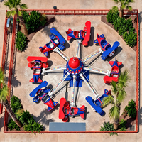 Nouvelle Attraction : Avion Rotatif Auto-Contrôlé pour Enfants - Manège de Carnaval