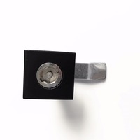 Serrure Cylindrique Marine en Alliage de Zinc Noir, Grade 2 ANSI, Placage Chrome Brillant Ms817