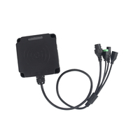 Lecteur RFID UHF Modbus pour ligne d'assemblage, atelier, comptoir, 860-960 MHz, lecteur de cartes industriel, prise en charge de Modbus