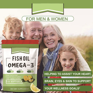 Ultra-Pure Omega-3 Fish Oil Softgels Triple Molecularly Distilled EPA &amp; <strong>DHA</strong> Concentrate for Adult Heart &amp; <strong>Brain</strong> <strong>Health</strong> - Product Image 2