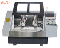 Machine de perçage de circuits imprimés à 2 broches entraînée par un moteur linéaire |   Système CNC de haute précision à grande vitesse pour la fabrication de circuits imprimés avancés