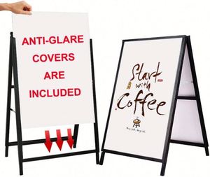 24 X 36 a <b>Frame</b> Sign Portable Folding Sandwich Board with Carry Handle Heavy Duty Slide-in Sidewalk Sign for Outdoor Advertising - Product Image 3