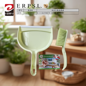 H4-2018 Set Paletta e Spazzola in Plastica Resistente con Setole Morbide e Manico in Plastica per Pulizie Domestiche - Product Image 2