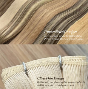 Extensions de cheveux humains vierges russes Starose en gros, qualité supérieure, grade 15A, double trame, couleur balayage racine foncée - Product Image 5