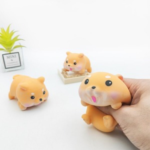 Descomprimir Shiba Inu Squeeze Toy, nuevo y único, mentira Shiba Inu, cachorro de dibujos animados. - Product Image 1